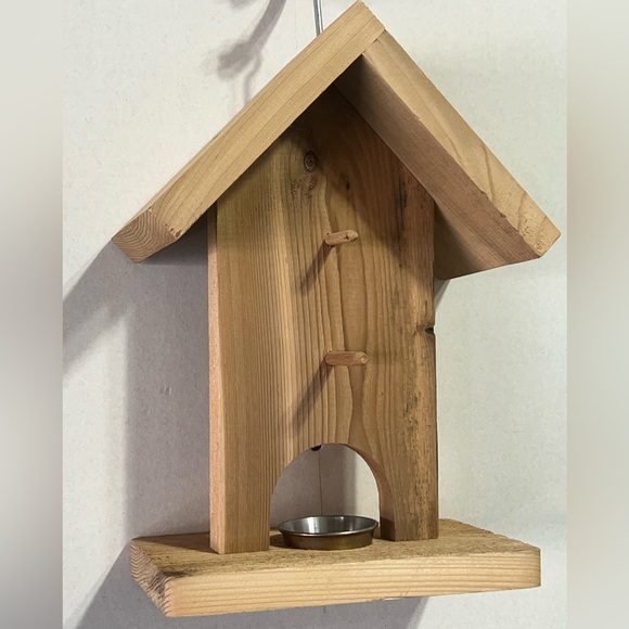 🎉HP🎉Cedar Oriole Feeder, Handmade with hook and metal jelly holder. - Picture 9 of 16